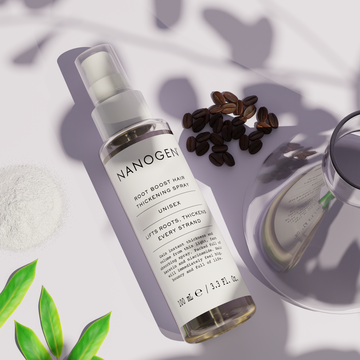 Nanogen Root Boost juukseid paksendav juuretõstmispray 100ml
