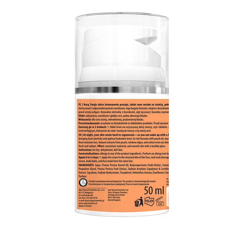 Apis Peachy Skin Toitev Öökreem 50ml – toote vaade 2