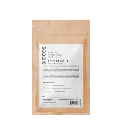 Biocos valge orgaaniline savi 100g