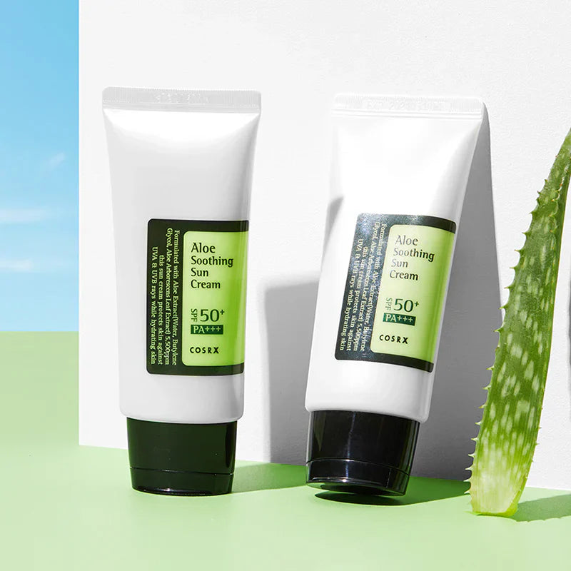COSRX aaloe rahustav päikesekaitsekreem SPF50+ PA+++ 50 ml