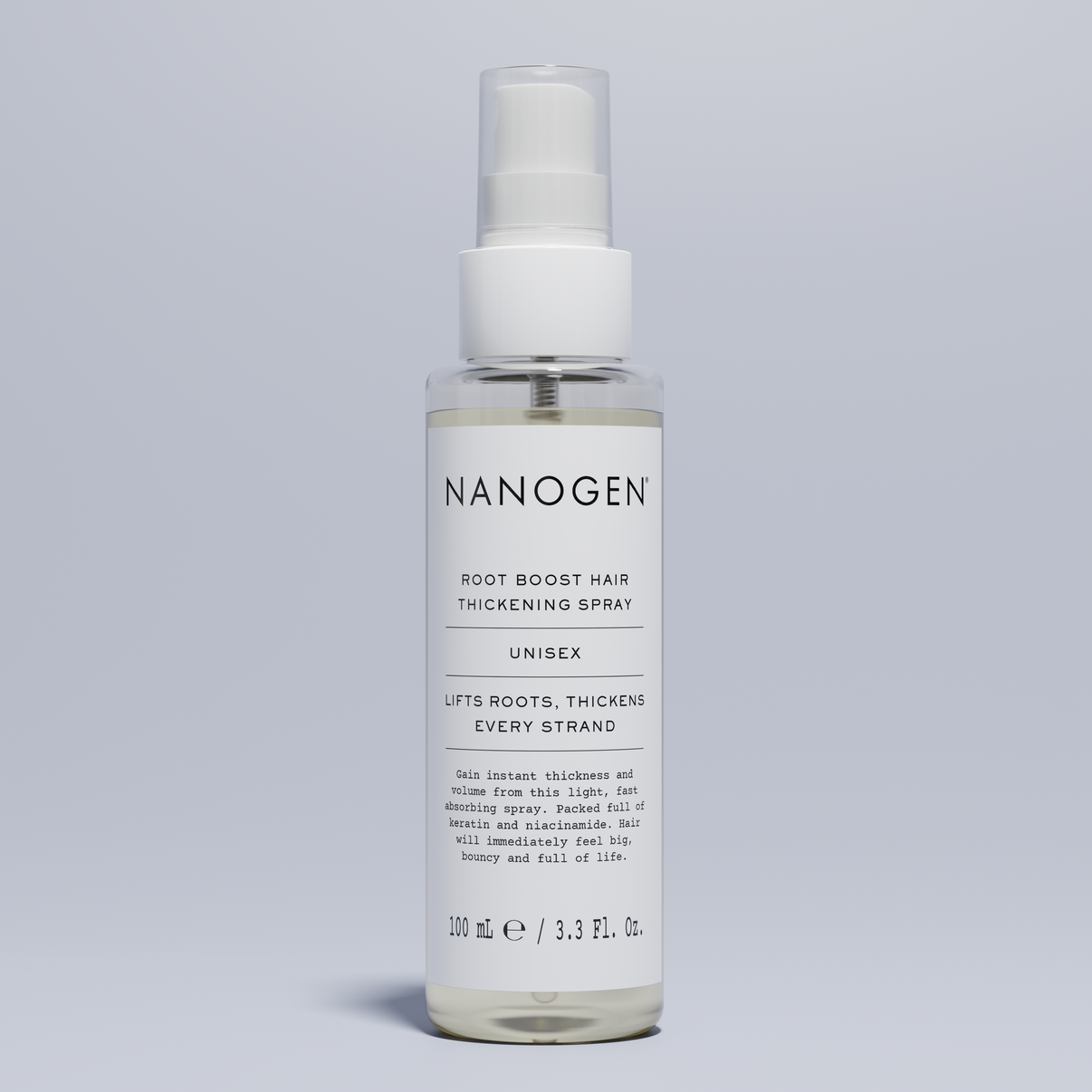 Nanogen Root Boost juukseid paksendav juuretõstmispray 100ml