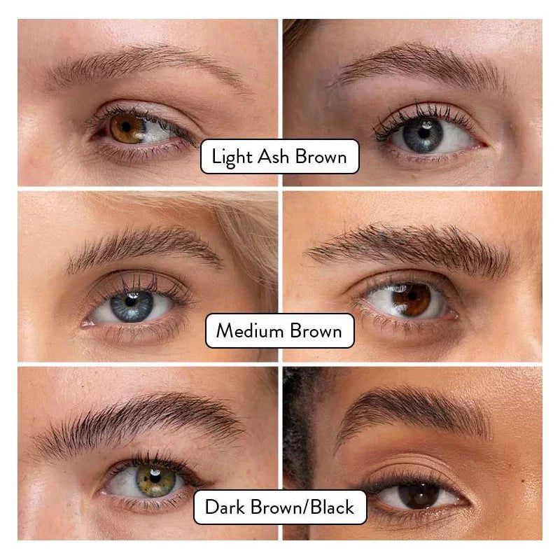 HD Brows Brow Glue toonide tulemused kujundatud kulmudel
