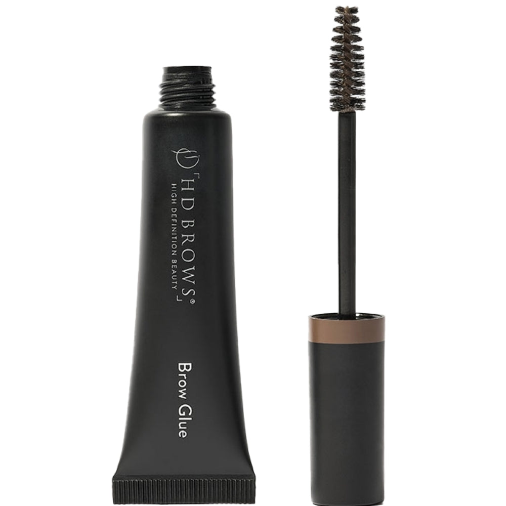 HD Brows Brow Glue Light Ash Brown tuub ja spiraalhari