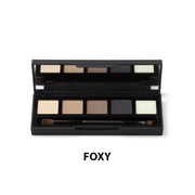Avatud HD Brows Foxy silma- ja kulmupalett pintsliga
