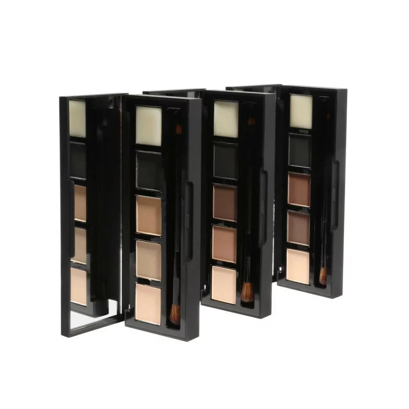 HD Brows silma- ja kulmupalettide valik peeglite ja pintslitega