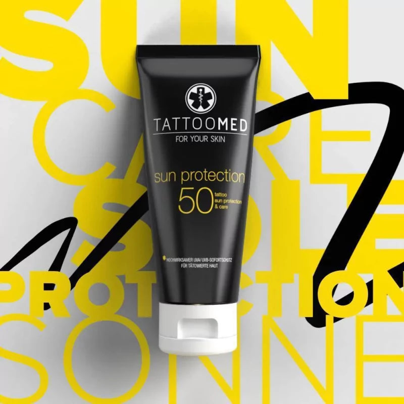 TattooMed Sun Protection SPF50 Päikesekaitsekreem 100ml – toote vaade 2