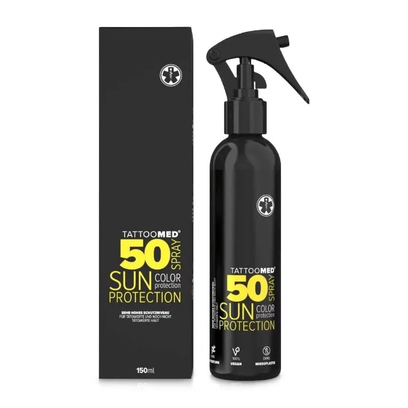 TattooMed Sun Protection SPF50 Päikesekaitsesprei 150ml toote foto